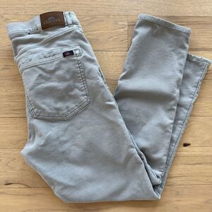 Faherty Stretch Terry 5 Pocket Pants Mens 31 Iron Gray Slim Straight $178